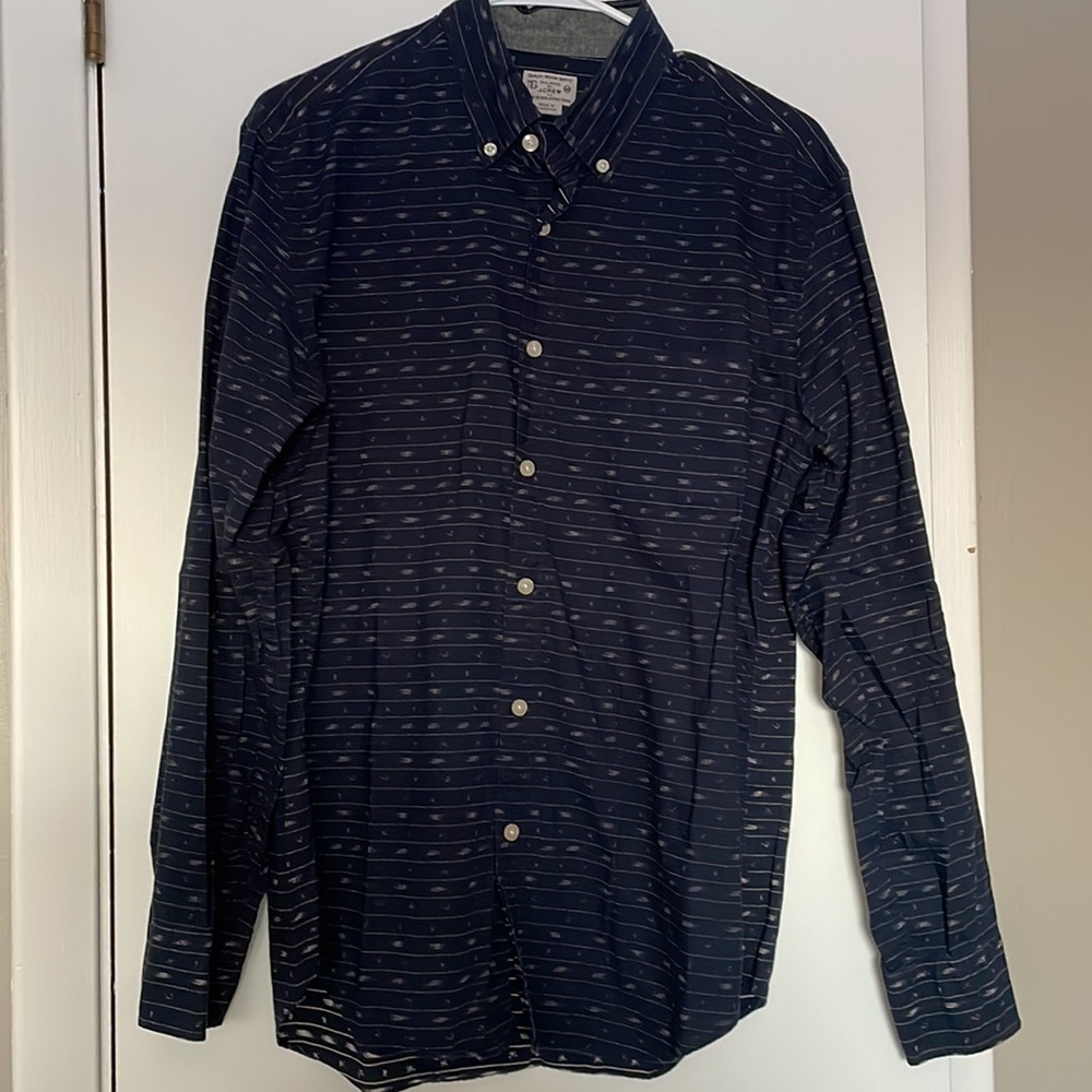 Navy Button Down - image 2